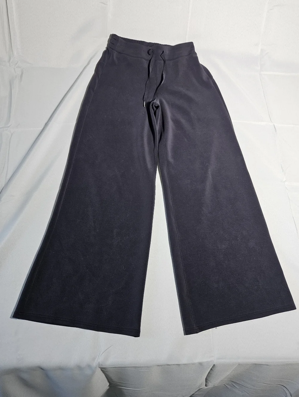 Spanx AirEssentials Wide Leg Pants Navy Lounge Trousers Travel Size Small - Picture 3 of 6